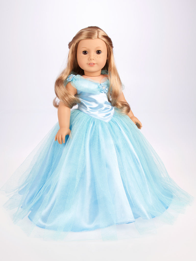 cinderella blue dress doll