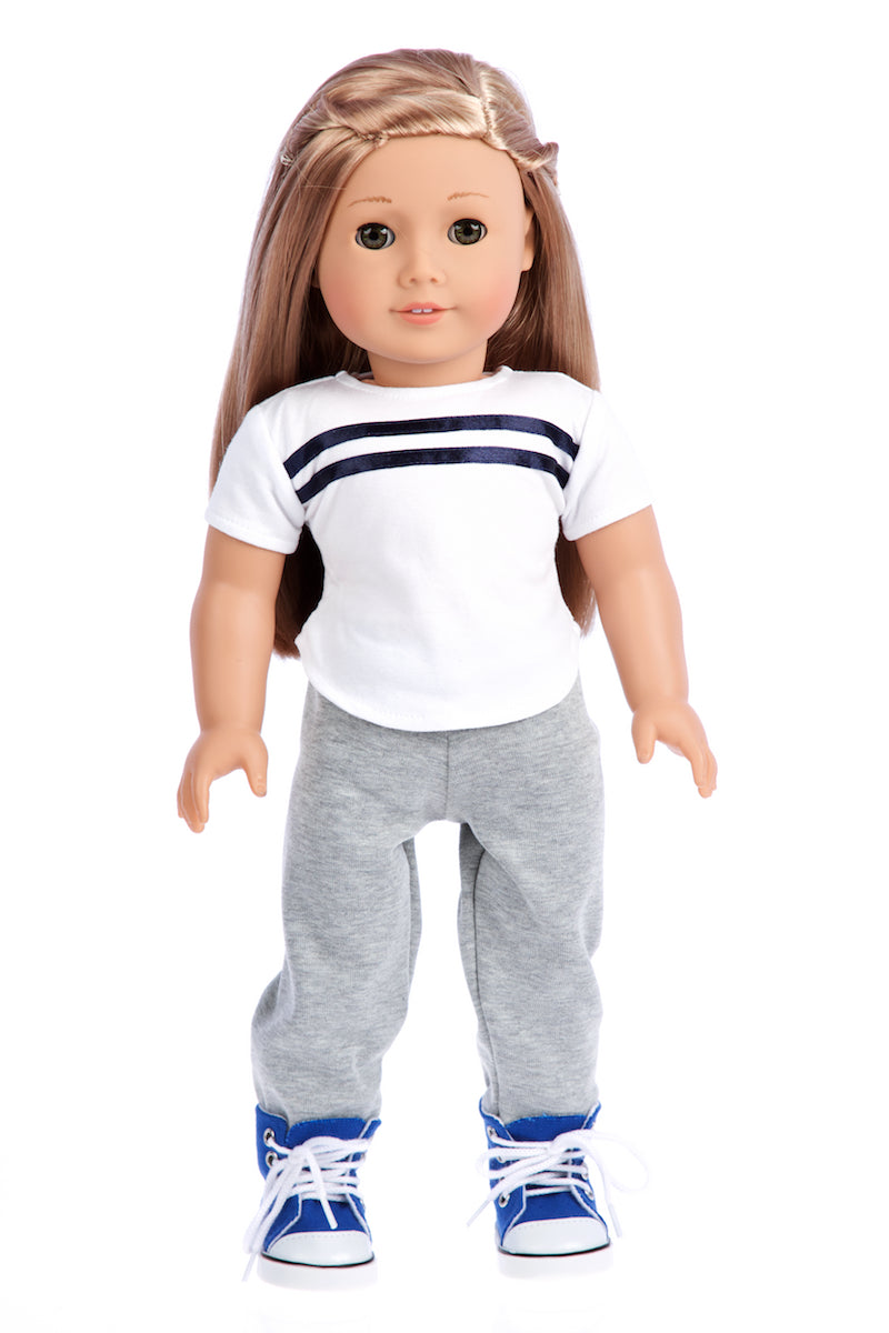 Tomboy - 4 Piece Doll Outfit - 18 inch Doll Clothes – Dreamworld ...